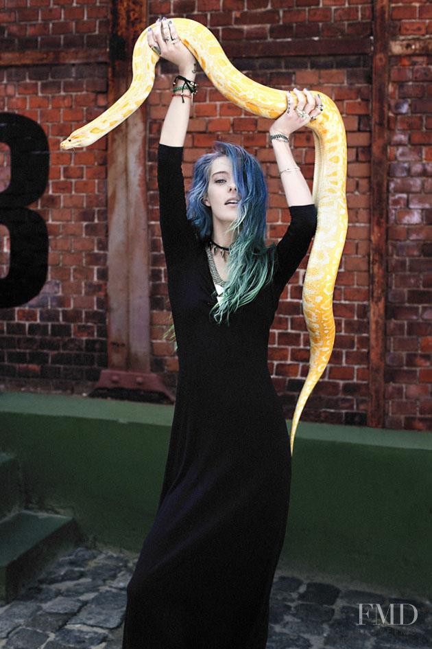 Chloe Norgaard featured in  the Complot advertisement for Autumn/Winter 2013