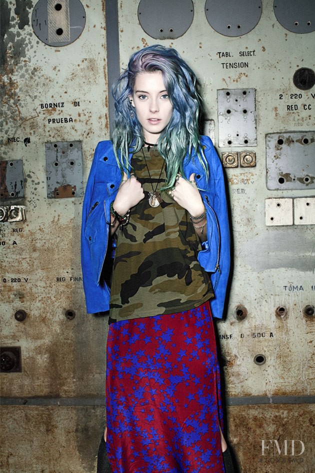 Chloe Norgaard featured in  the Complot advertisement for Autumn/Winter 2013