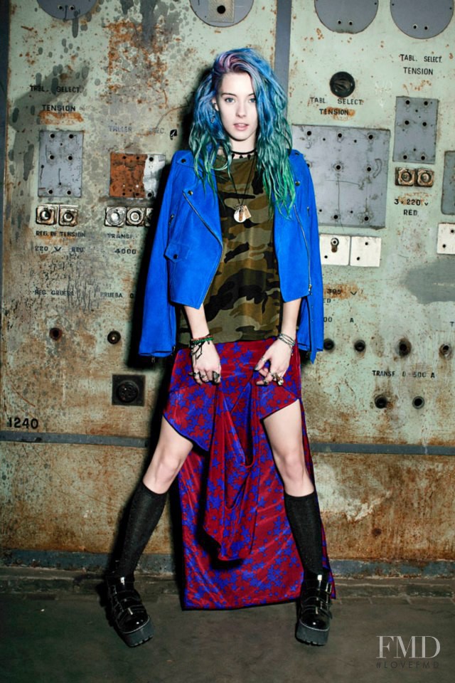 Chloe Norgaard featured in  the Complot advertisement for Autumn/Winter 2013