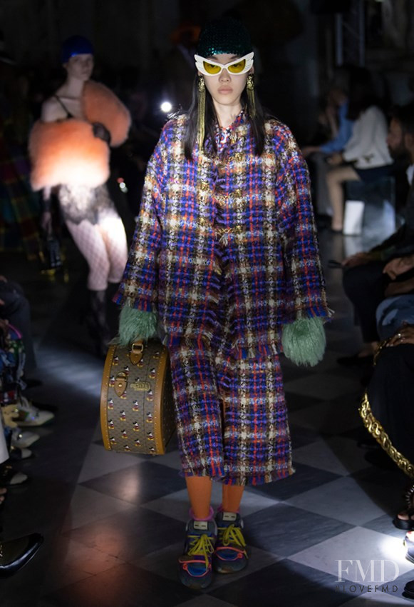 Layla Ong featured in  the Gucci fashion show for Resort 2020