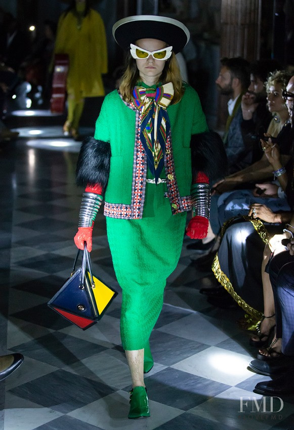 Rose Daniels featured in  the Gucci fashion show for Resort 2020