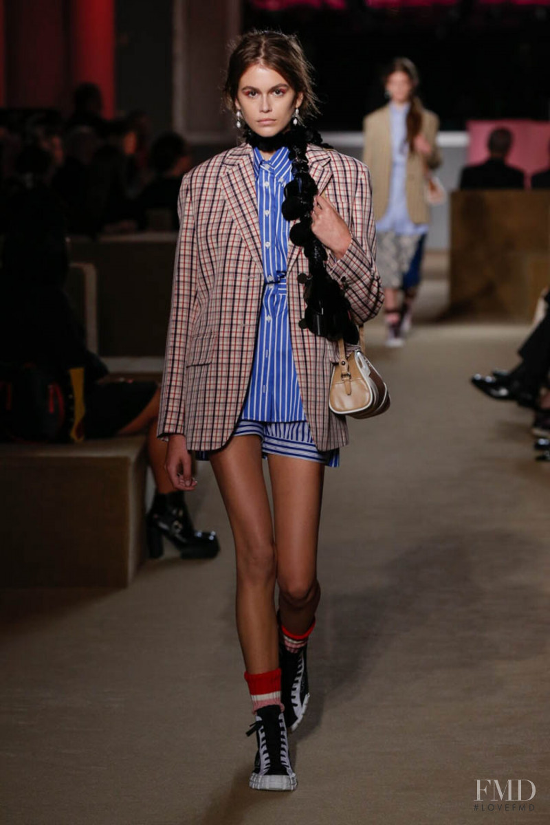 Kaia Gerber featured in  the Prada fashion show for Resort 2020