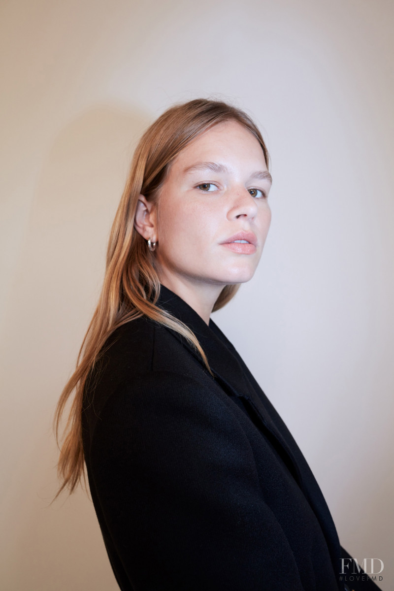 Anna Ewers featured in  the Bottega Veneta lookbook for Resort 2020