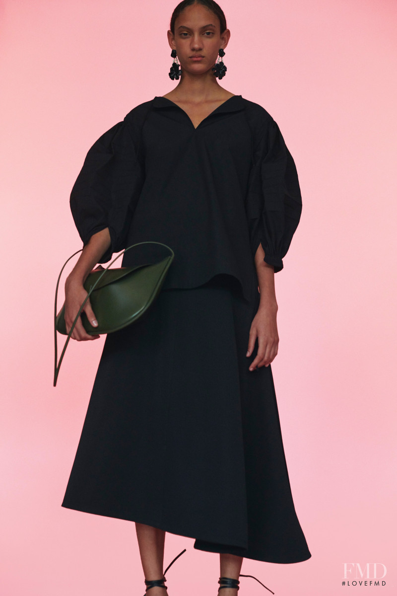 Nayeli Figueroa featured in  the Jil Sander lookbook for Resort 2020