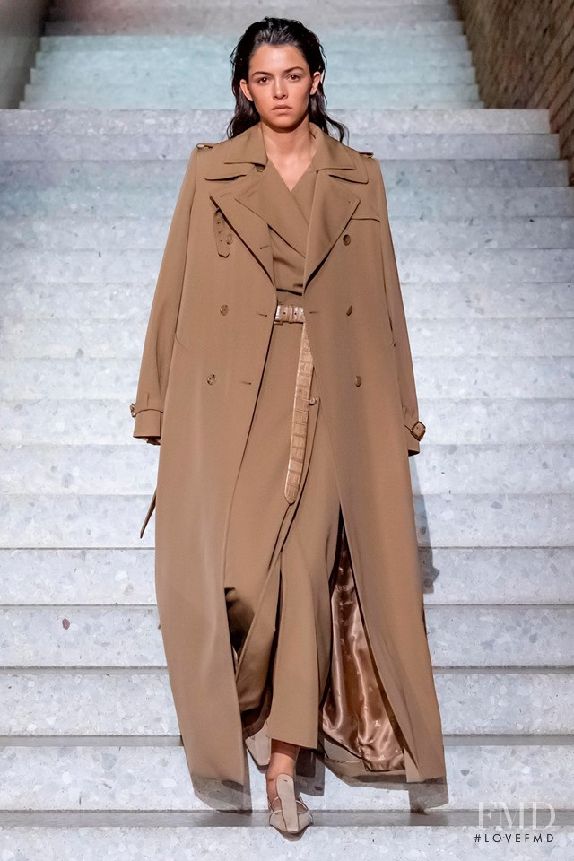 Maria Miguel featured in  the Max Mara fashion show for Resort 2020