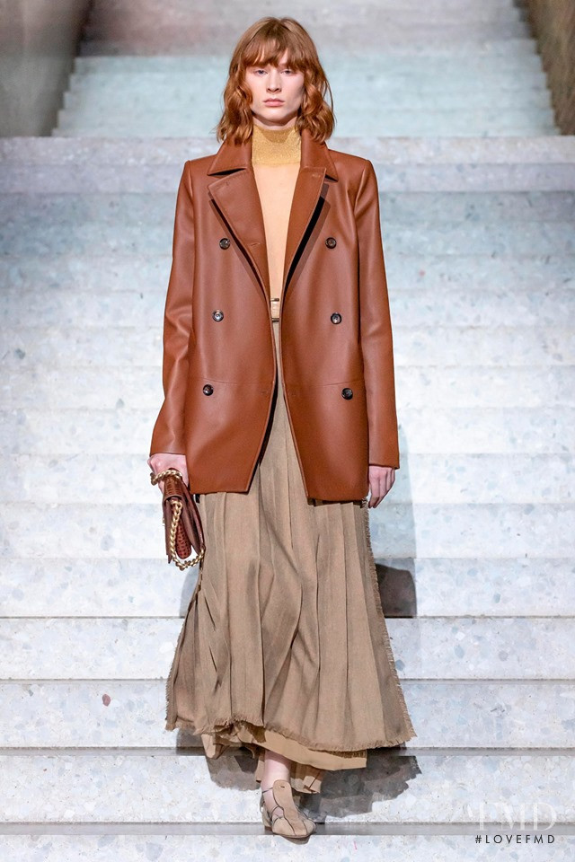 Kaila Wyatt featured in  the Max Mara fashion show for Resort 2020