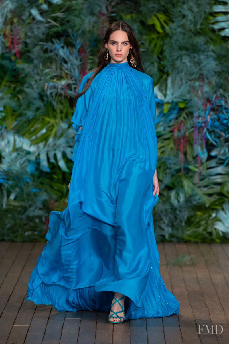 Matilde Buoso featured in  the Alberta Ferretti fashion show for Resort 2020