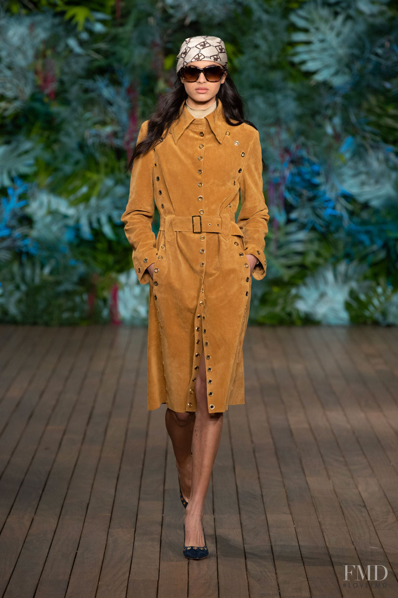 Aira Ferreira featured in  the Alberta Ferretti fashion show for Resort 2020