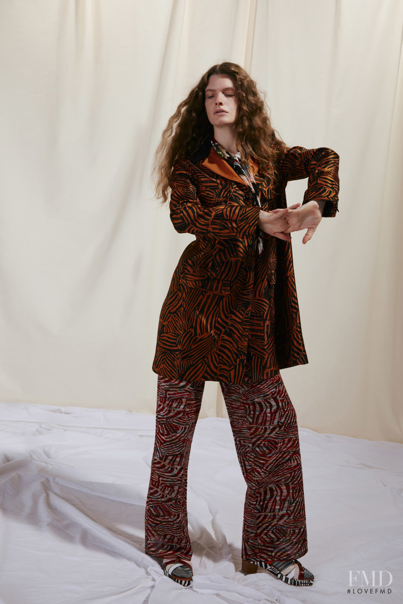 Carolina Burgin featured in  the Missoni lookbook for Resort 2020