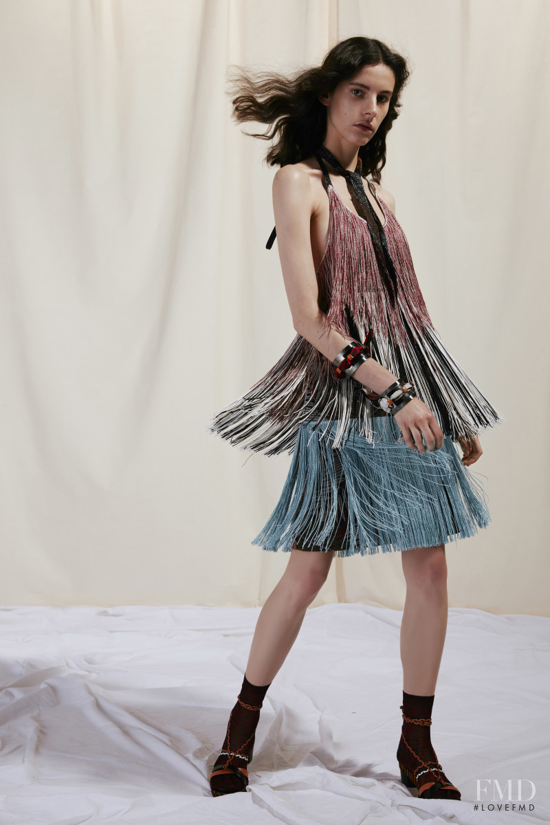 Cyrielle Lalande featured in  the Missoni lookbook for Resort 2020