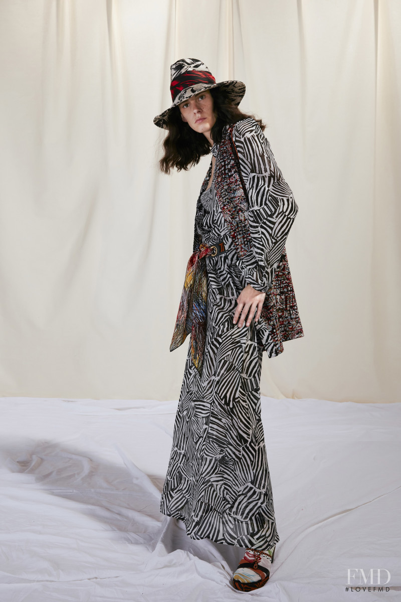 Cyrielle Lalande featured in  the Missoni lookbook for Resort 2020