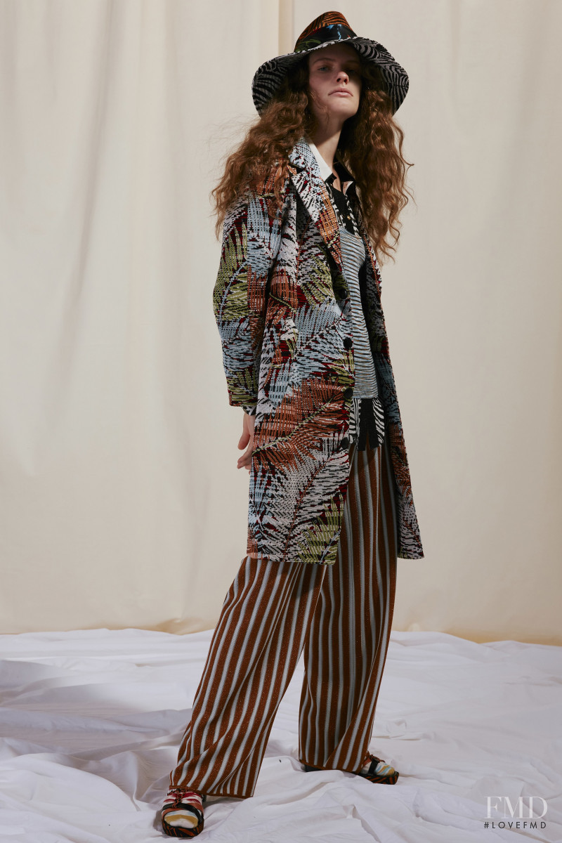 Carolina Burgin featured in  the Missoni lookbook for Resort 2020