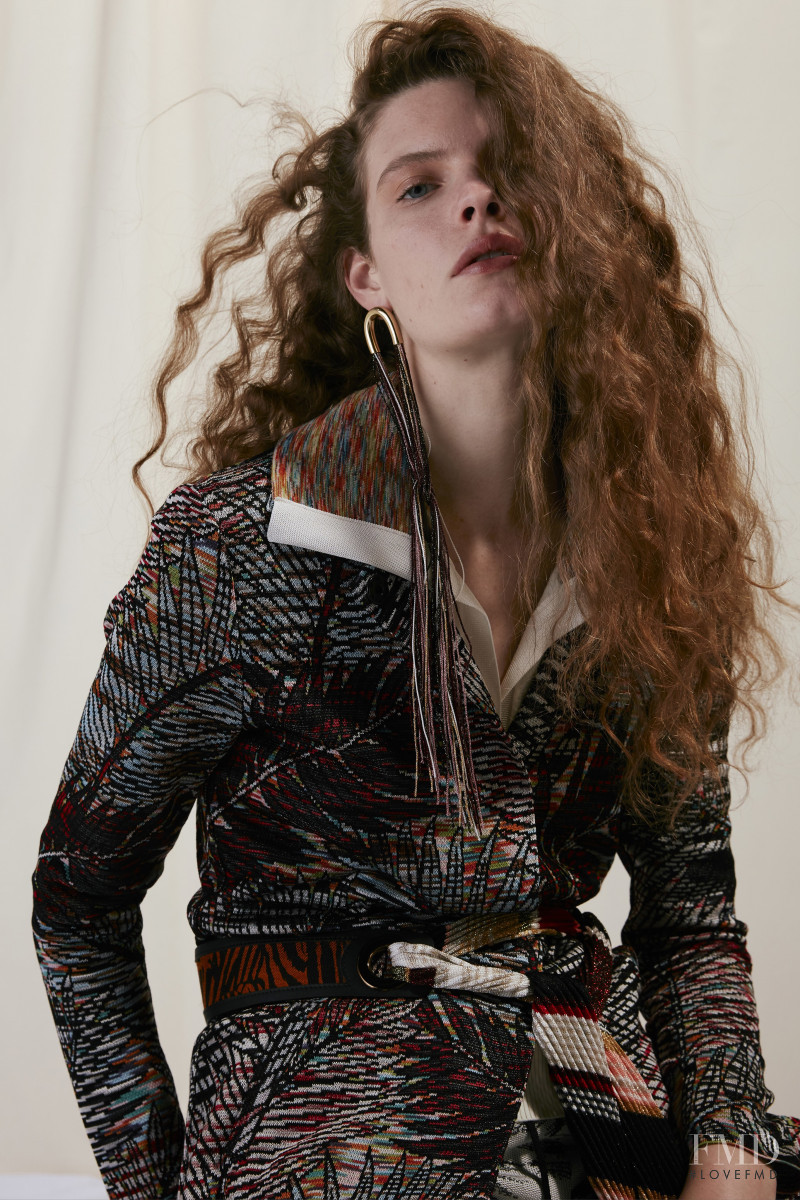 Carolina Burgin featured in  the Missoni lookbook for Resort 2020