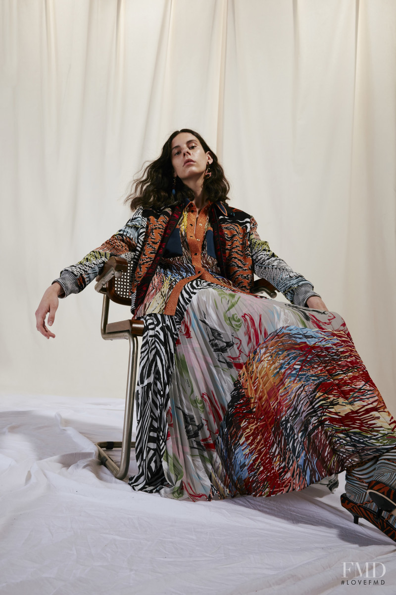 Cyrielle Lalande featured in  the Missoni lookbook for Resort 2020