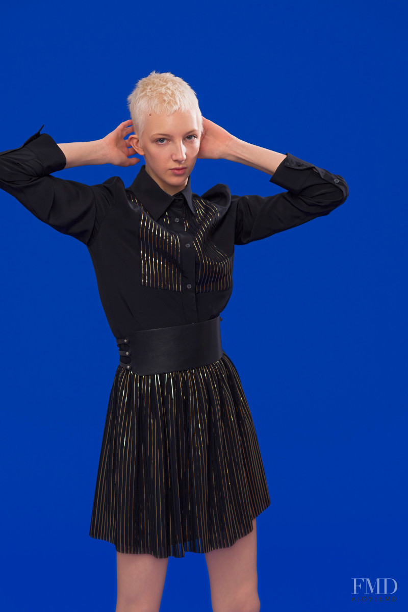 Finn Buchanan featured in  the Antonio Berardi lookbook for Resort 2020