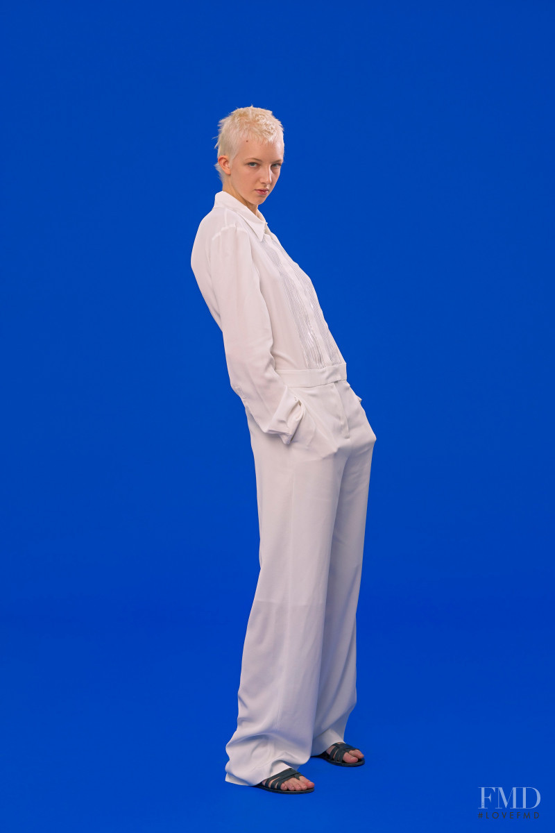 Finn Buchanan featured in  the Antonio Berardi lookbook for Resort 2020