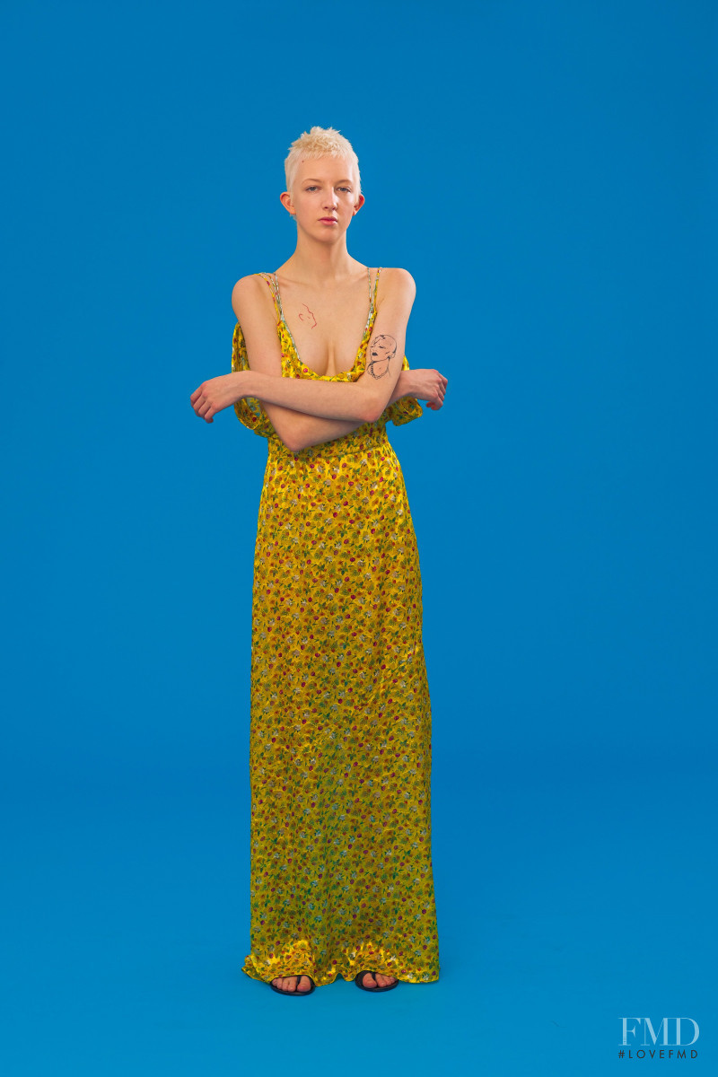 Finn Buchanan featured in  the Antonio Berardi lookbook for Resort 2020