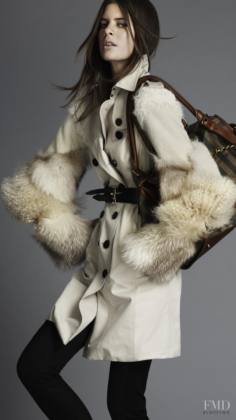 Chloe Pridham featured in  the Burberry lookbook for Autumn/Winter 2011