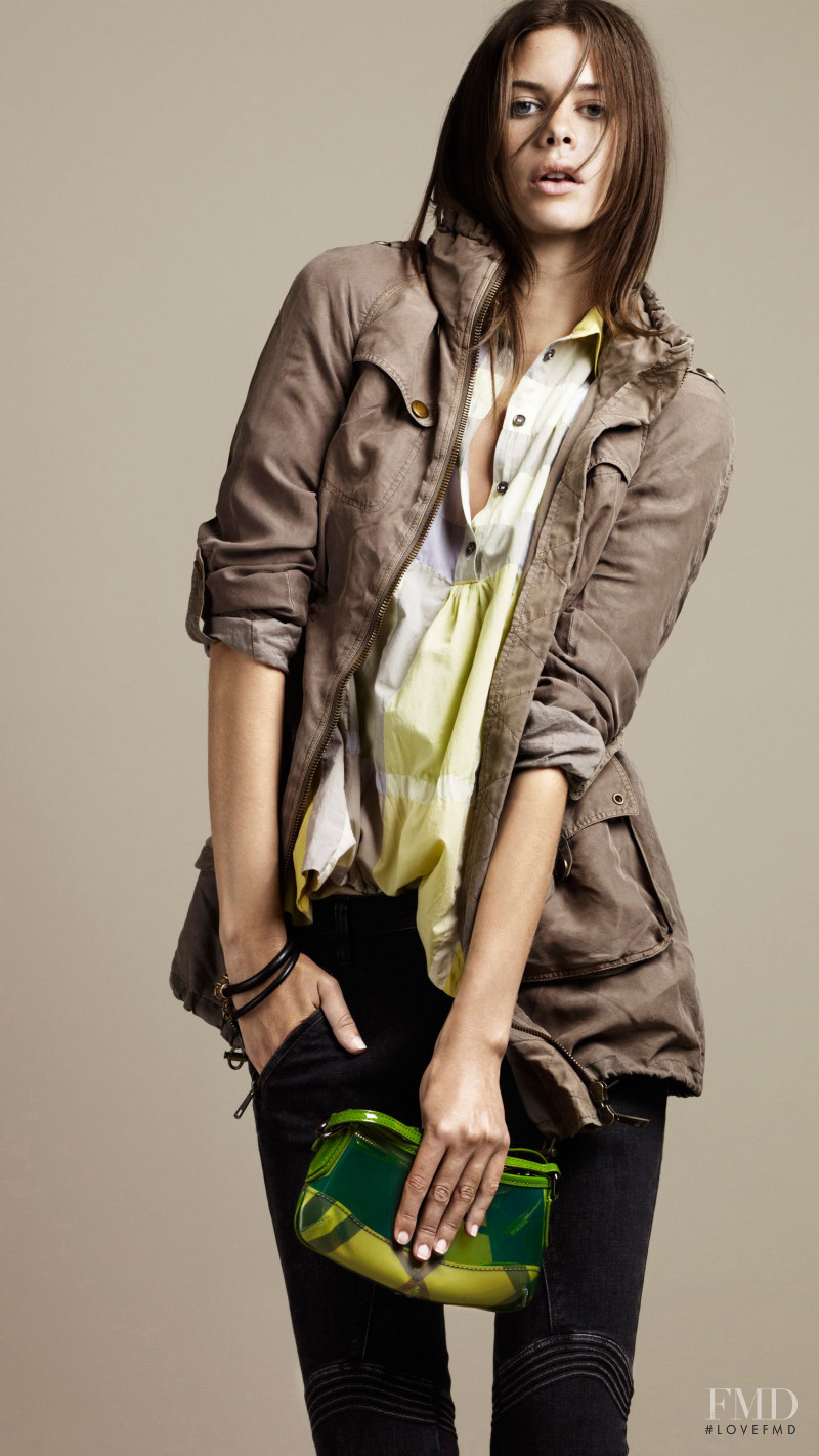 Chloe Pridham featured in  the Burberry lookbook for Spring/Summer 2011