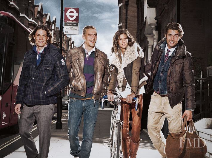 Chloe Pridham featured in  the Anson\'s advertisement for Autumn/Winter 2010