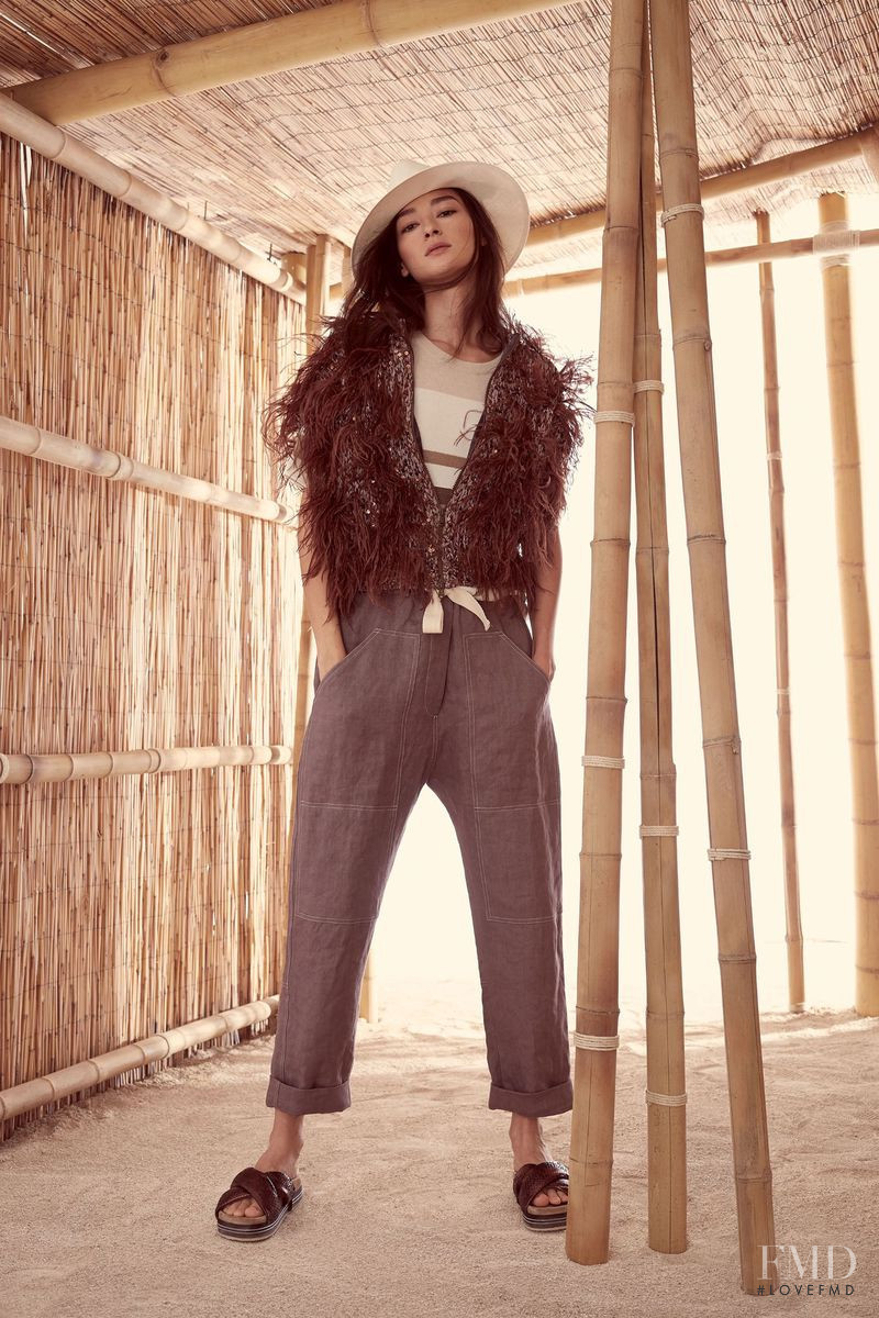 Bruna Tenório featured in  the Brunello Cucinelli Brunello Cucinelli S/S 2018 Woman lookbook for Spring/Summer 2018