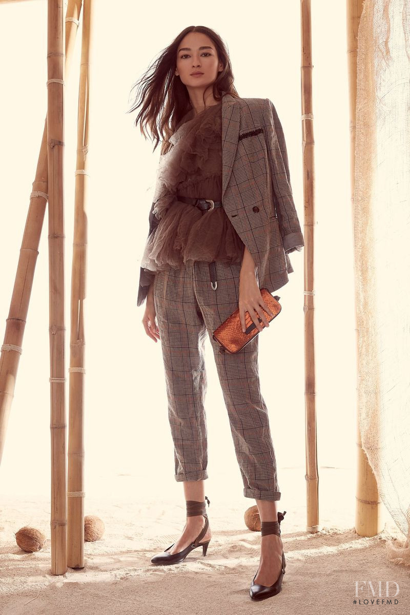 Bruna Tenório featured in  the Brunello Cucinelli Brunello Cucinelli S/S 2018 Woman lookbook for Spring/Summer 2018