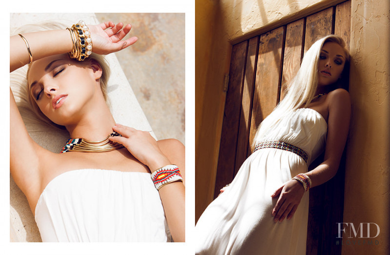 Kristina Sheiter featured in  the GoJane Golden Girl lookbook for Summer 2014