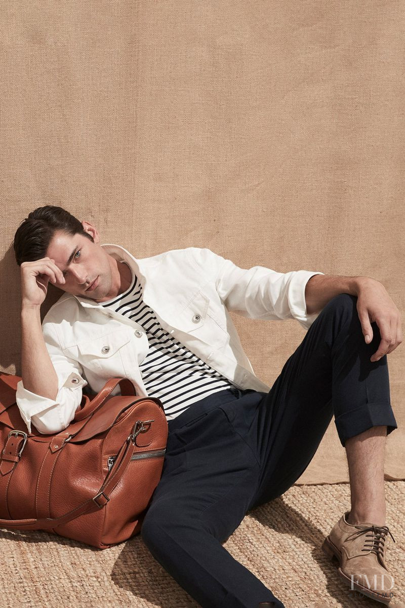 Sean OPry featured in  the Brunello Cucinelli Brunello Cucinelli S/S 20 Men\'s lookbook for Spring/Summer 2020