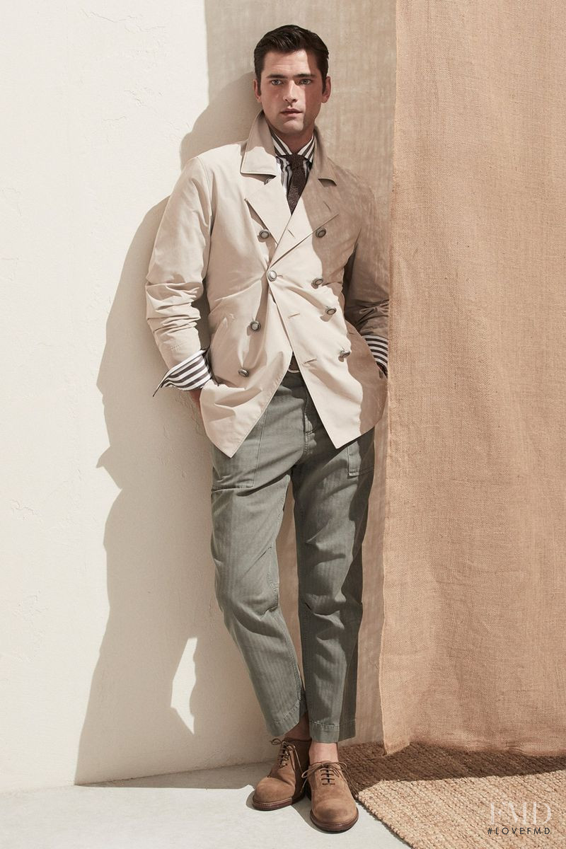 Sean OPry featured in  the Brunello Cucinelli Brunello Cucinelli S/S 20 Men\'s lookbook for Spring/Summer 2020