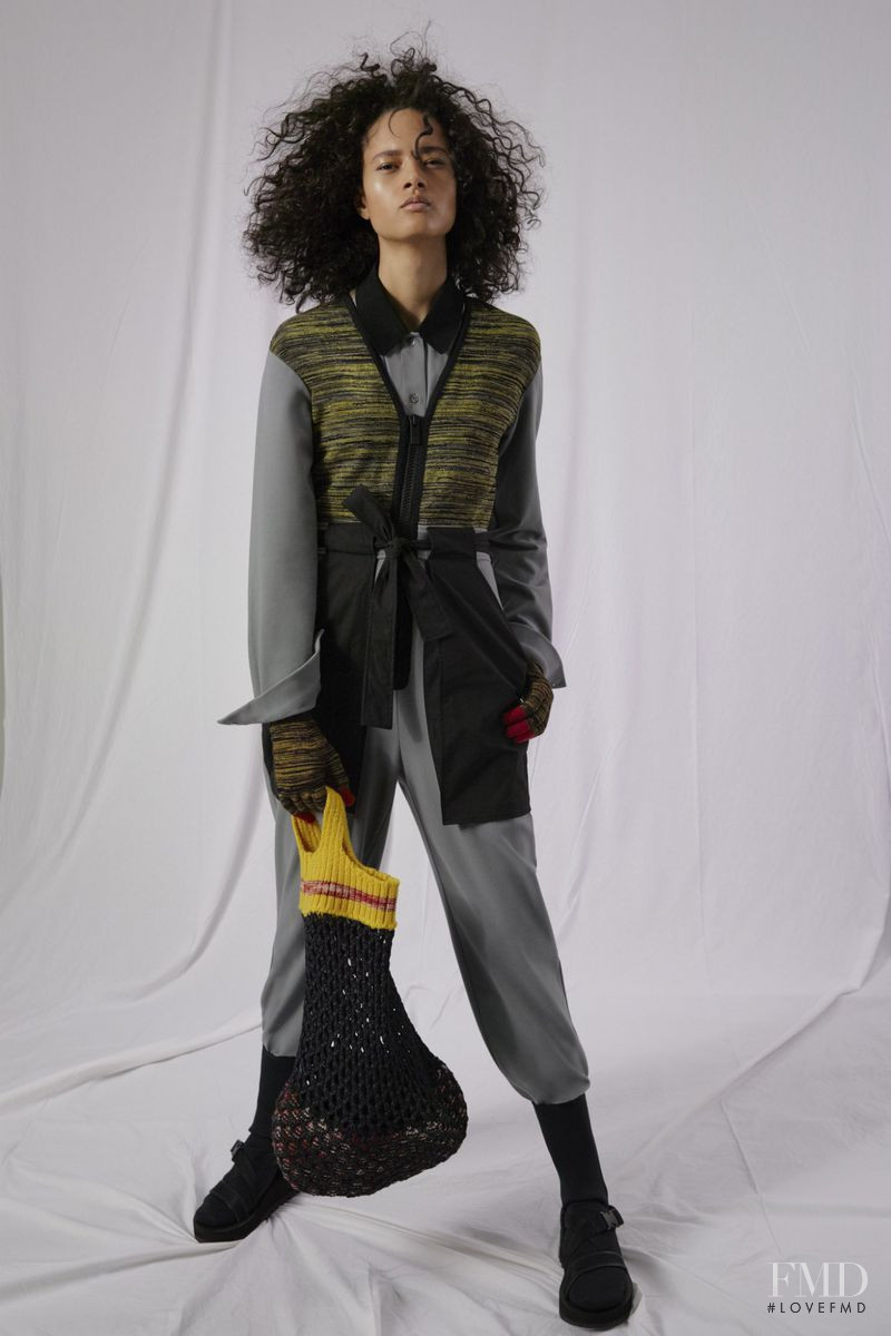 Amanda Martins featured in  the M Missoni lookbook for Pre-Fall 2019