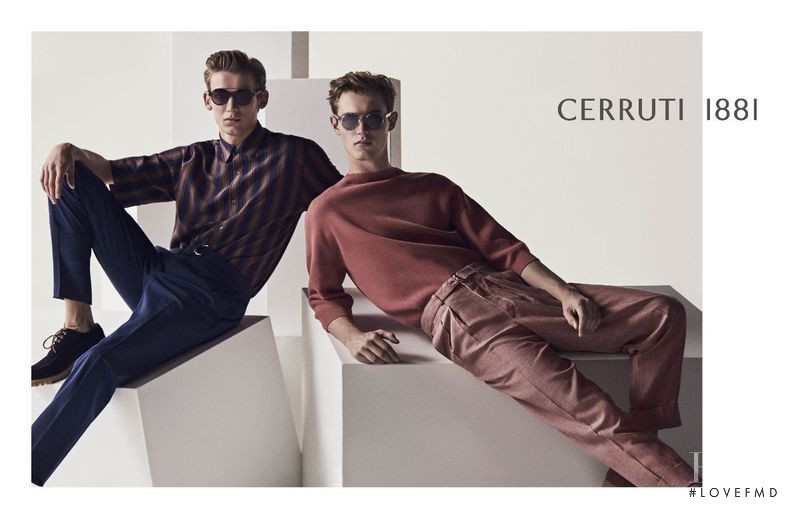 Cerruti 1881 advertisement for Spring/Summer 2018