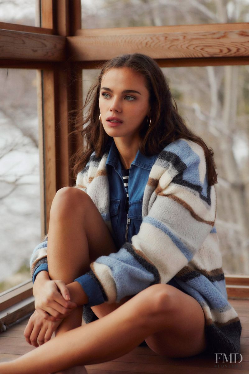 Jena Goldsack featured in  the Veronica Beard lookbook for Pre-Fall 2019