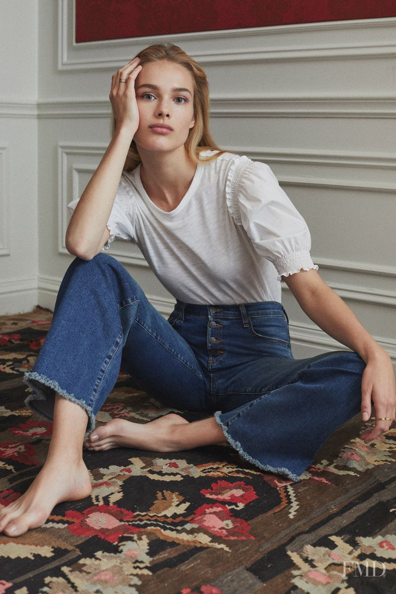 Rozanne Verduin featured in  the Veronica Beard Veronica Beard Jeans advertisement for Spring/Summer 2019