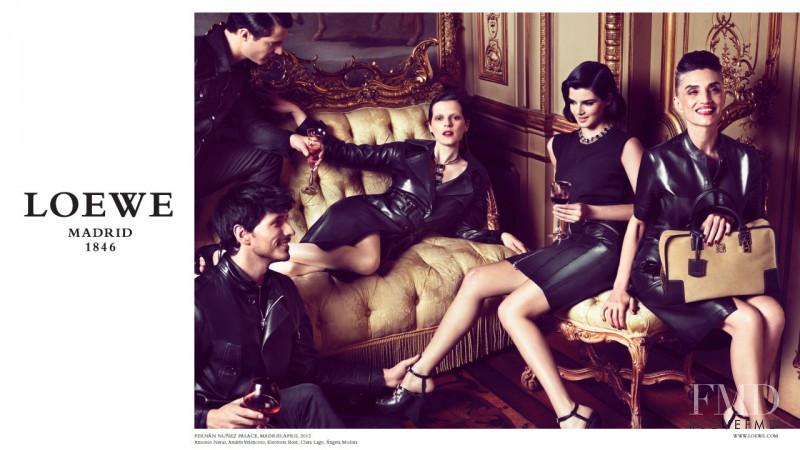 Eleonora Bosé featured in  the Loewe advertisement for Fall 2012