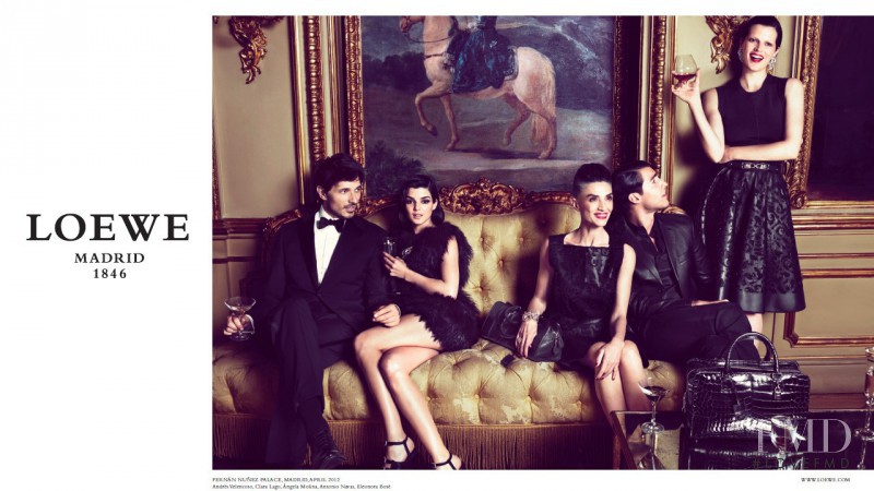 Eleonora Bosé featured in  the Loewe advertisement for Fall 2012