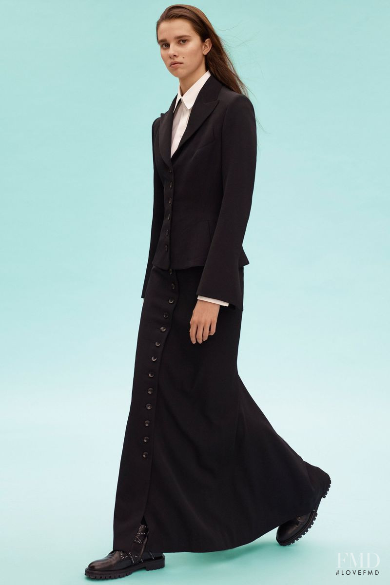 Eloise Cloes featured in  the Alaia lookbook for Fall 2019