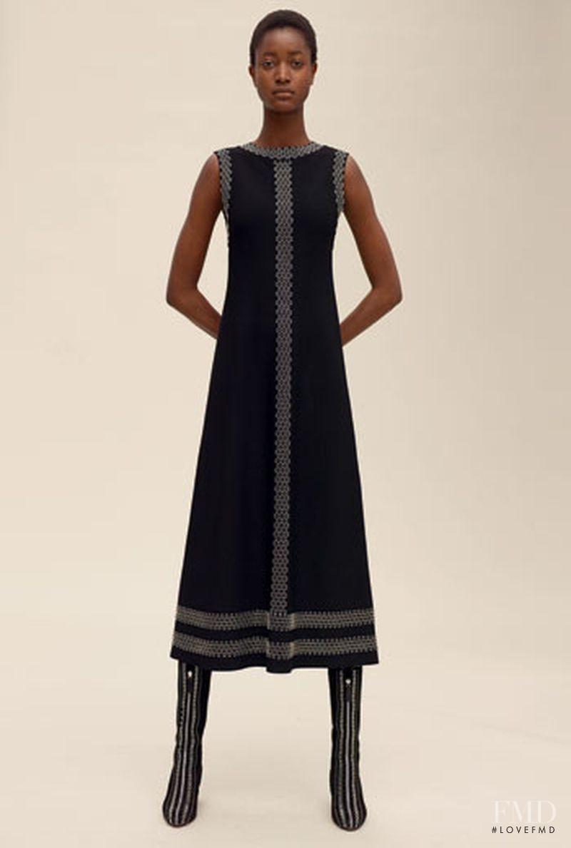 Oumie Jammeh featured in  the Alaia lookbook for Autumn/Winter 2018