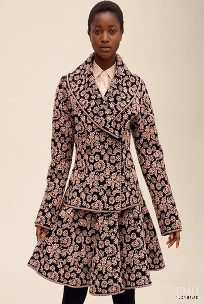 Oumie Jammeh featured in  the Alaia lookbook for Autumn/Winter 2018