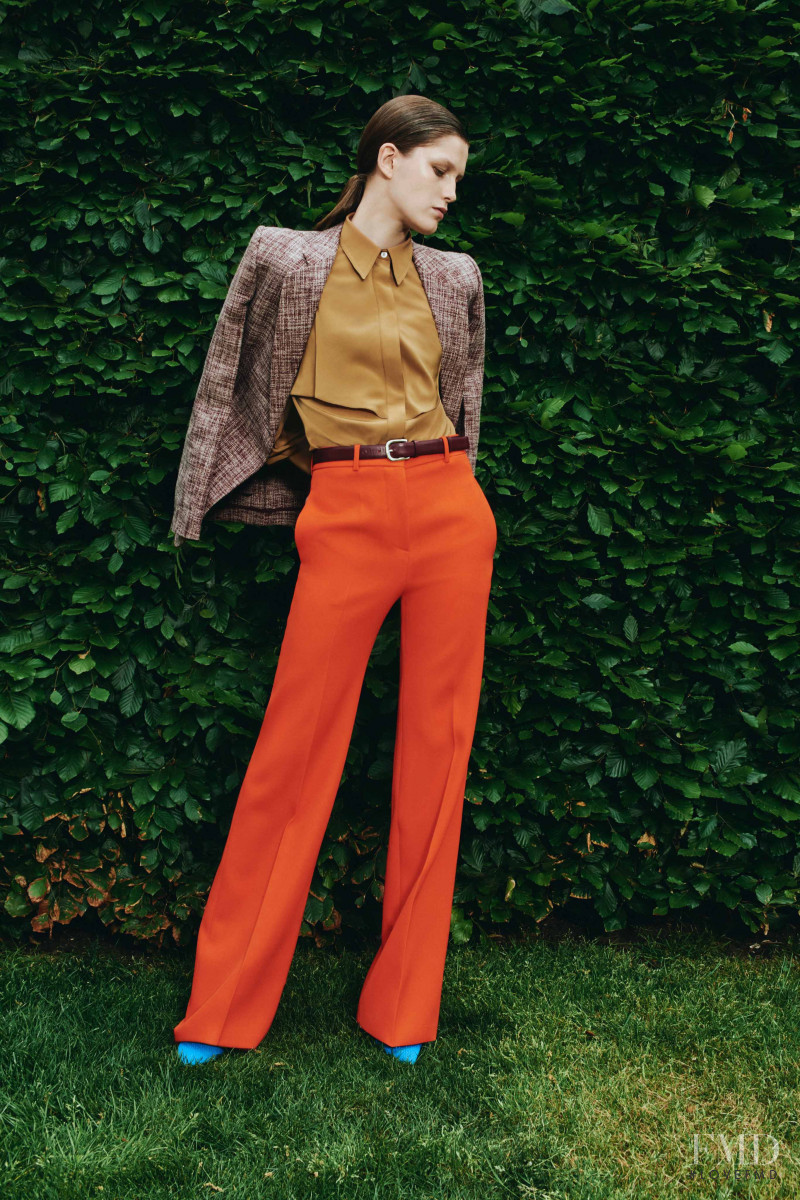 Tessa Bruinsma featured in  the Victoria Beckham lookbook for Resort 2020