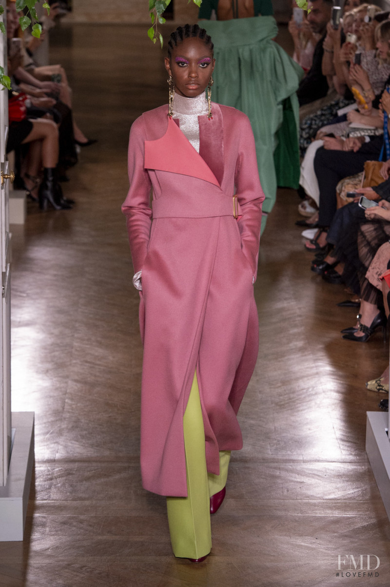 Laurina Lubino featured in  the Valentino Couture fashion show for Autumn/Winter 2019