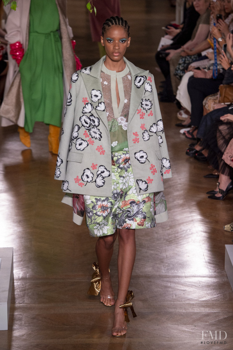 Kimberly Gelabert featured in  the Valentino Couture fashion show for Autumn/Winter 2019