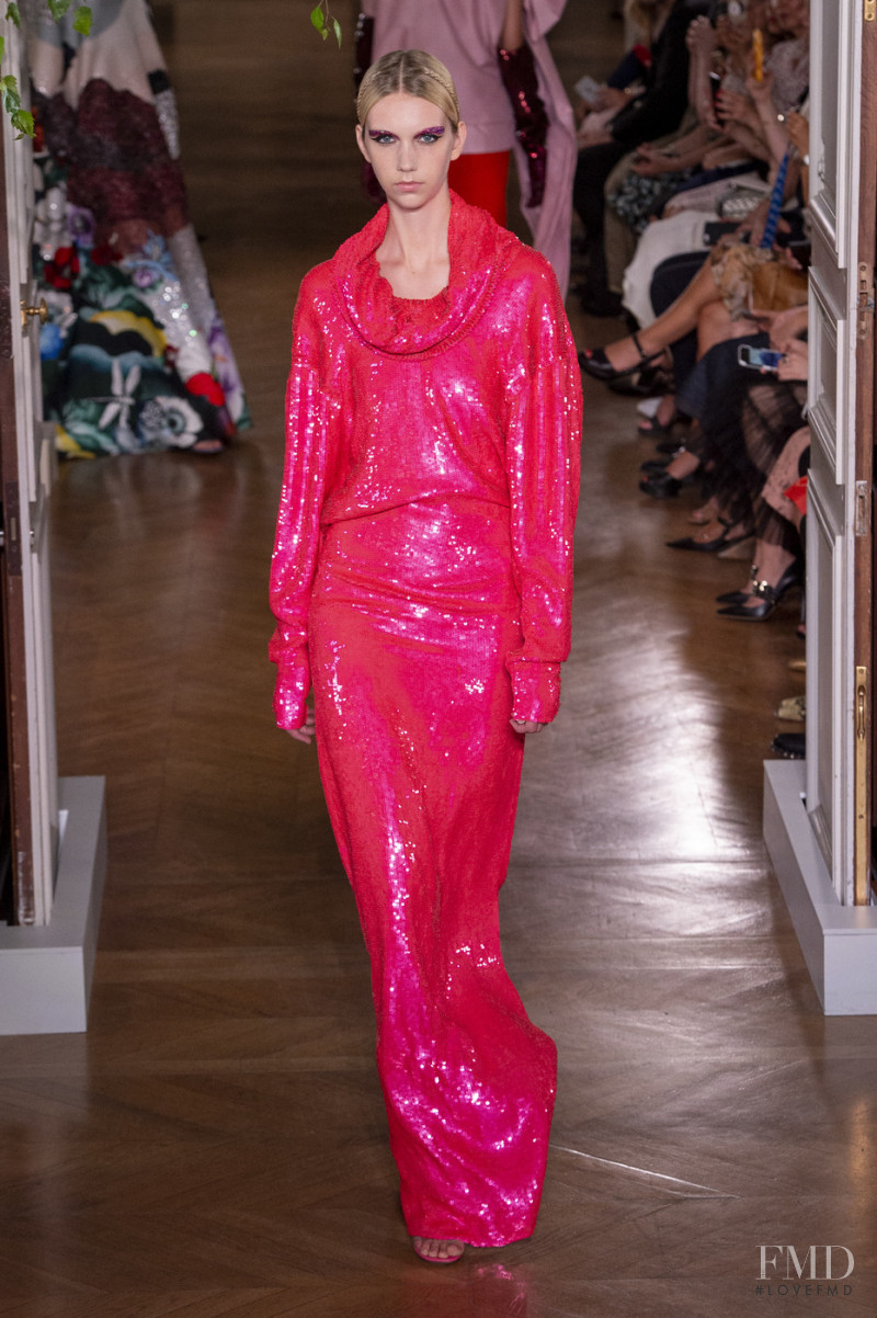 Bente Oort featured in  the Valentino Couture fashion show for Autumn/Winter 2019