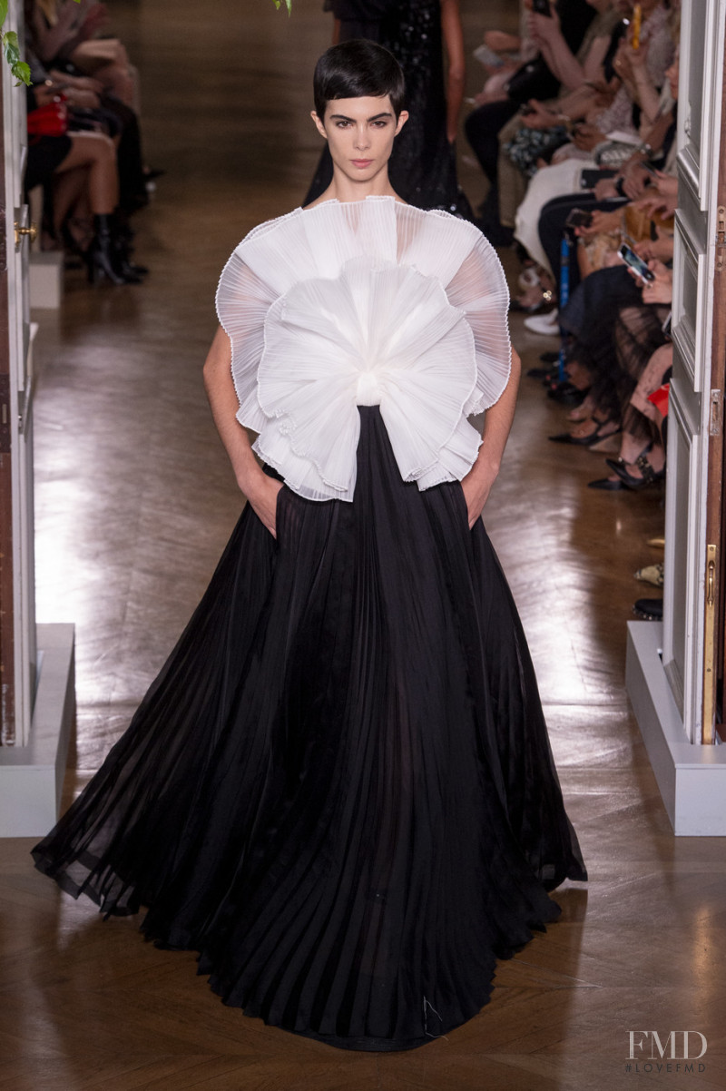 Alba Luna featured in  the Valentino Couture fashion show for Autumn/Winter 2019