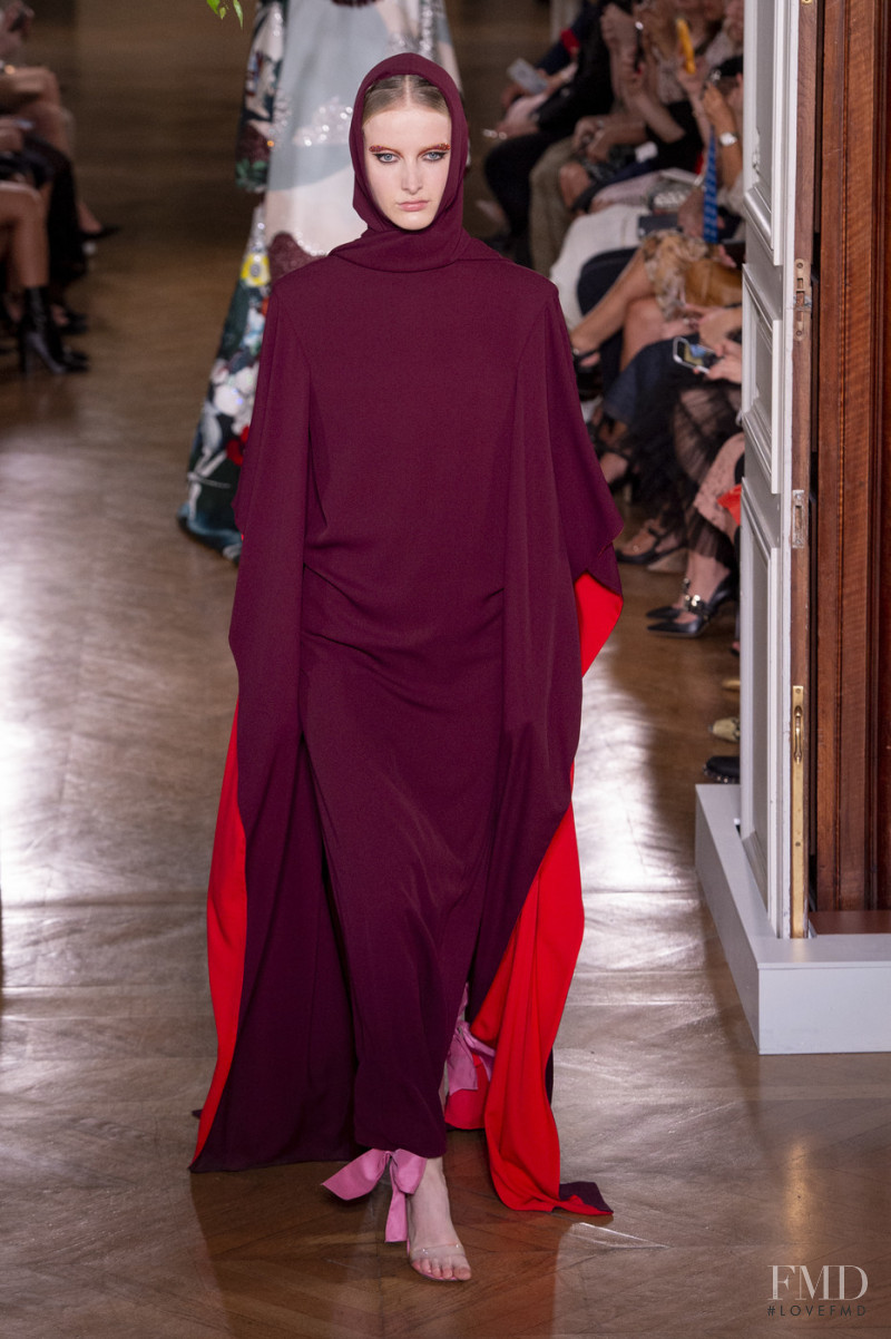 Bo Fasseur featured in  the Valentino Couture fashion show for Autumn/Winter 2019