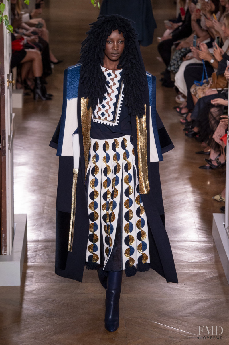 Nicole Atieno featured in  the Valentino Couture fashion show for Autumn/Winter 2019