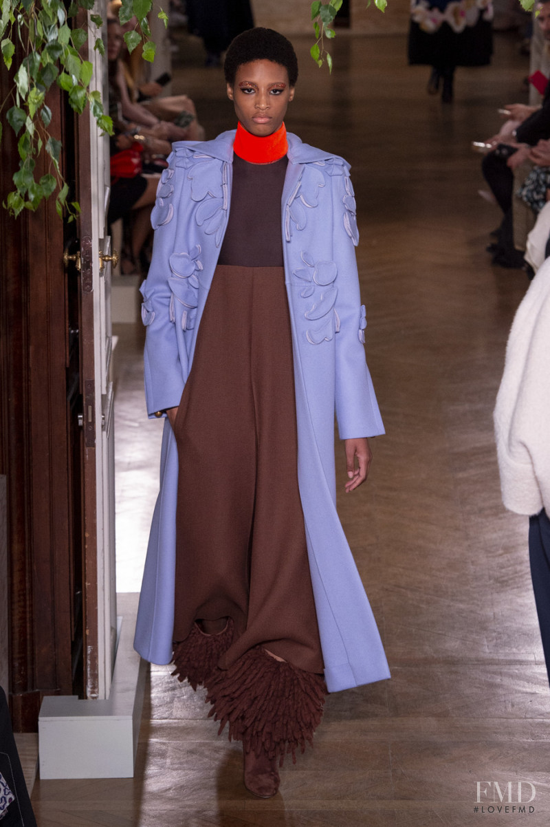 Janaye Furman featured in  the Valentino Couture fashion show for Autumn/Winter 2019
