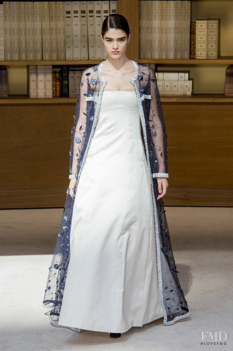 Alexandra Maria Micu featured in  the Chanel Haute Couture fashion show for Autumn/Winter 2019