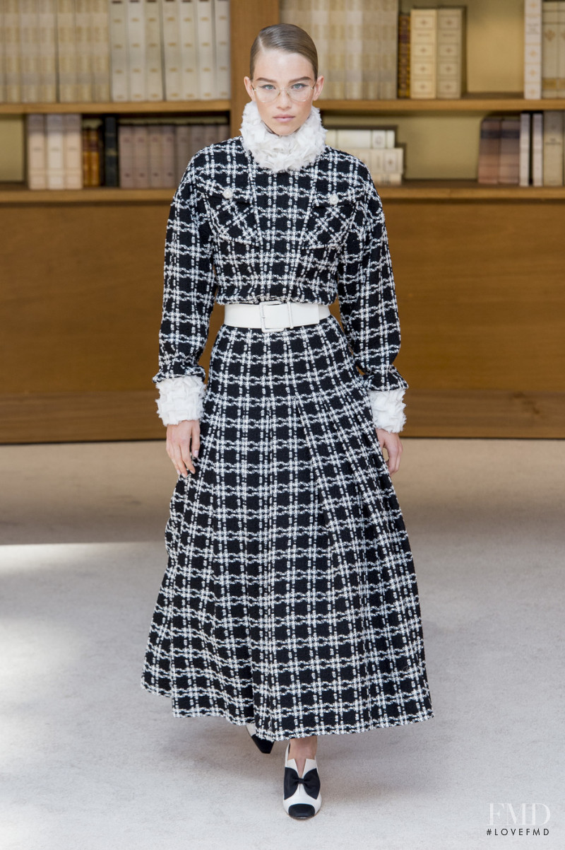 Rebecca Leigh Longendyke featured in  the Chanel Haute Couture fashion show for Autumn/Winter 2019