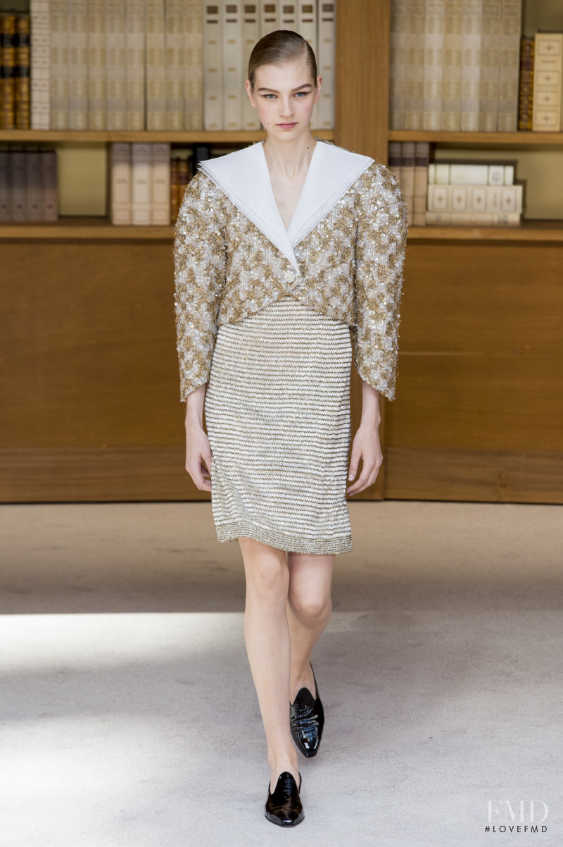 Deirdre Firinne featured in  the Chanel Haute Couture fashion show for Autumn/Winter 2019