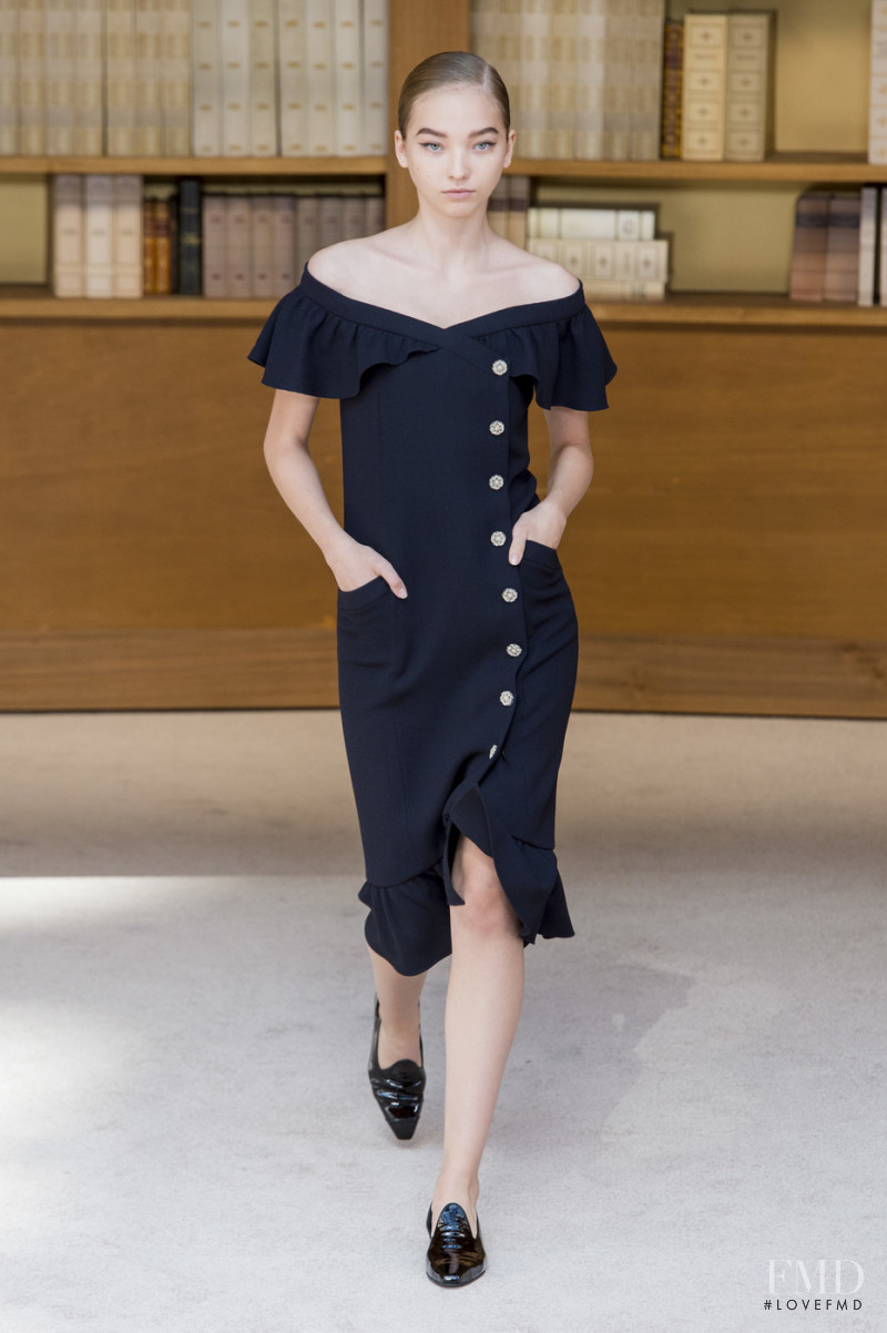 Milena Ioanna featured in  the Chanel Haute Couture fashion show for Autumn/Winter 2019
